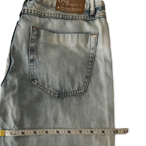 COPY - One Teaspoon Womens Awesome Baggies Low Waist Relaxed Leg Jeans Sz 28 - Picture 2 of 11